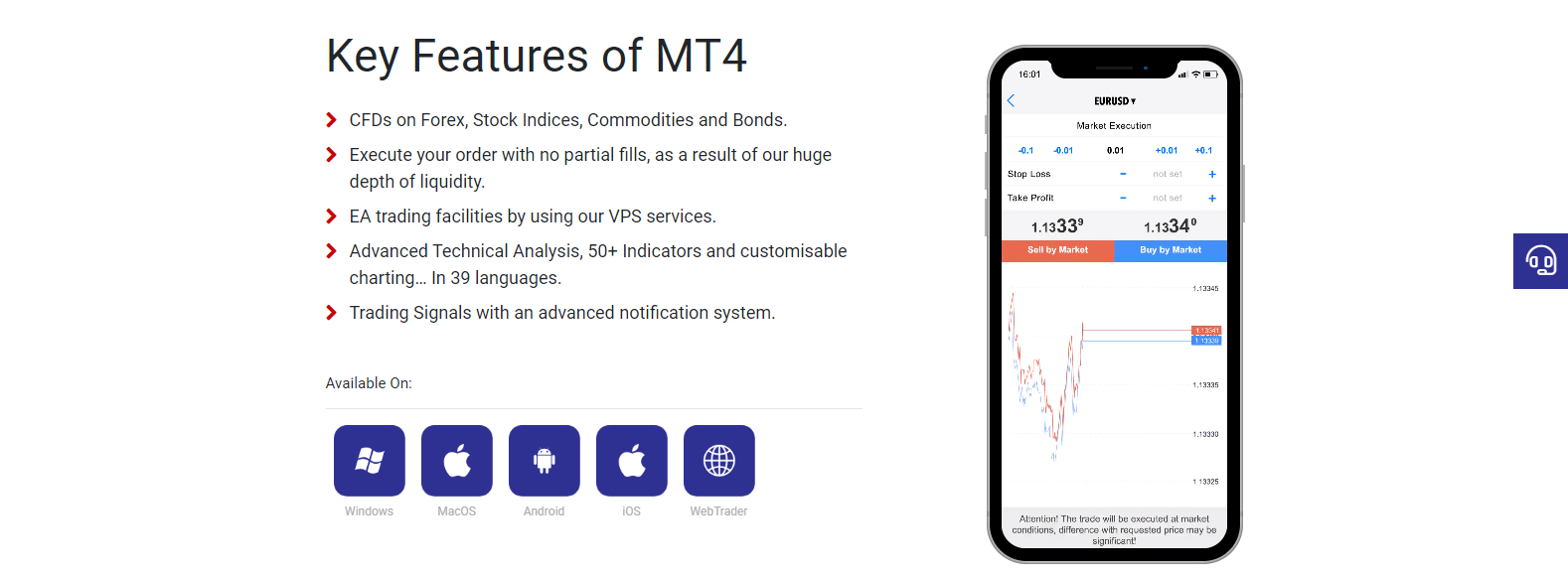 Tickmill MT4 platform Tickmill MT4 platform